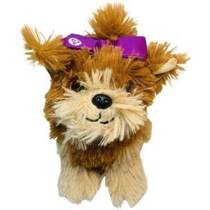 JoJo Siwa 7” BowBow Teacup Yorkshire Terrier Puppy Purple Bow Plush 2017 Yorkie